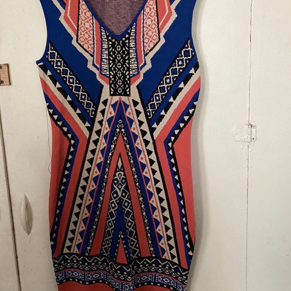 Aztec Print Dress